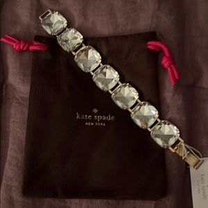 Kate Spade Gold Clear Bracelet